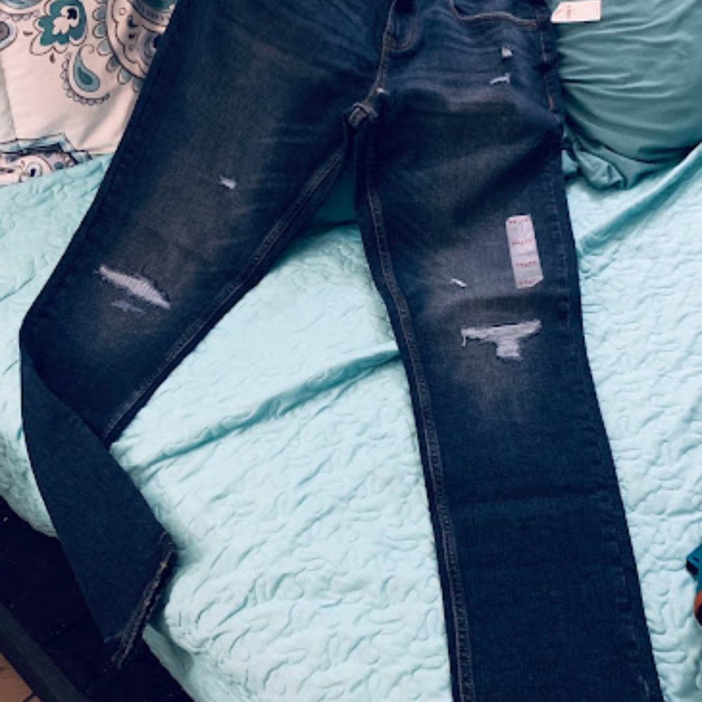 old Navy men's sliver locks jeans